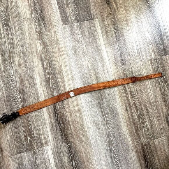 Leegin brown leather silver buckle belt - Picture 12 of 14